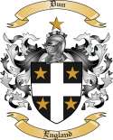 Dun Family Crest from England