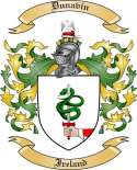 Dunavin Family Crest from Ireland
