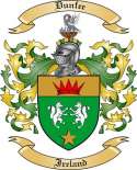 Dunfee Family Crest from Ireland