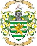 Duning Family Crest from Scotland