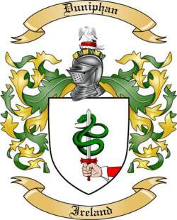 Duniphan Family Crest from Ireland