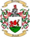 Dunlavy Family Crest from Ireland
