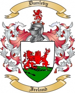 Dunlevy Family Crest from Ireland
