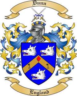 Dunn Family Crest from England
