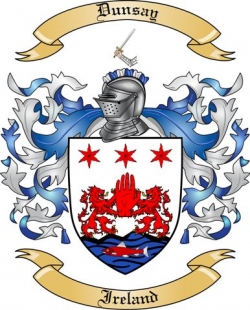 Dunsay Family Crest from Ireland