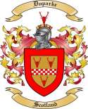Duparke Family Crest from Scotland