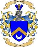 Duquette Family Crest from France