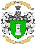 Duran Family Crest from Spain