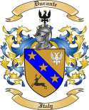 Durante Family Crest from Italy
