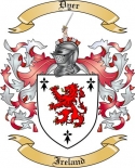 Dyer Family Crest from Ireland