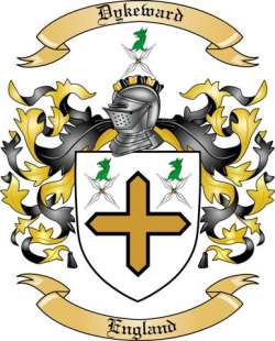 Dykeward Family Crest from England