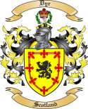 Dyr Family Crest from Scotland