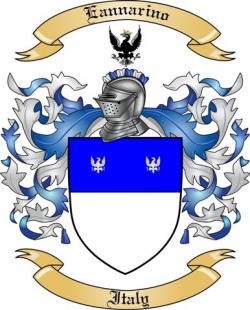 Eannarino Family Crest from Italy