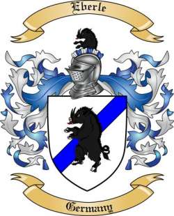 Eberle Family Crest from Germany