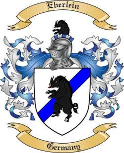 Eberlein Family Crest from Germany