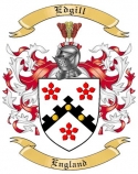 Edgill Family Crest from England
