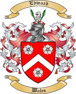 Edward Family Crest from Wales