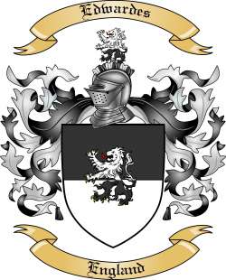 Edwardes Family Crest from England