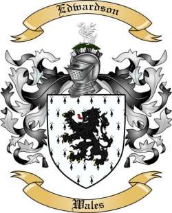 Edwardson Family Crest from Wales2