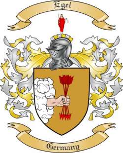 Egel Family Crest from Germany