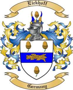 Eickhoff Family Crest from Germany