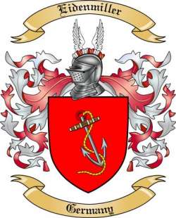 Eidenmiller Family Crest from Germany