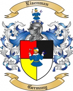 Eisenman Family Crest from Germany