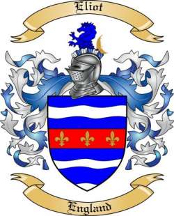 Eliot Family Crest from England
