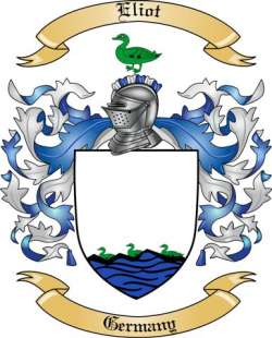 Eliot Family Crest from Germany