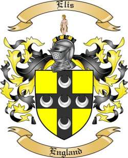 Elis Family Crest from England