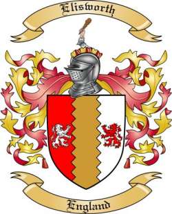 Elisworth Family Crest from England2