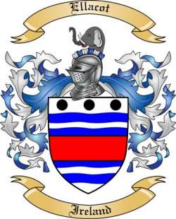 Ellacot Family Crest from Ireland