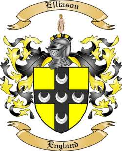 Elliason Family Crest from England