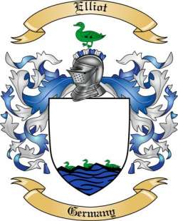 Elliot Family Crest from Germany