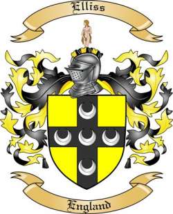Elliss Family Crest from England