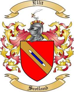 Ellit Family Crest from Scotland