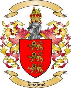 England Family Crest from England