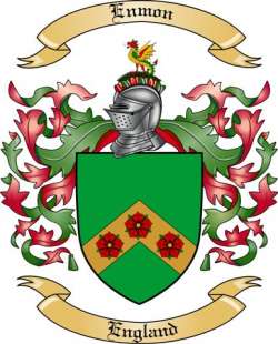 Enmon Family Crest from England