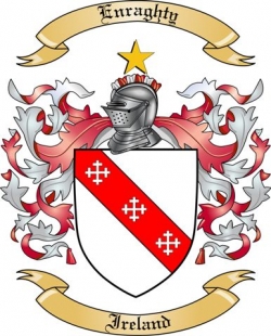 Enraghty Family Crest from Ireland