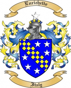 Enrichetto Family Crest from Italy