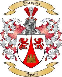 Enriquez Family Crest from Spain