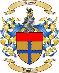 Ensor Family Crest from England