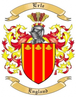 Erle Family Crest from England
