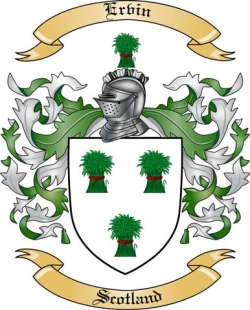 Ervin Family Crest from Scotland