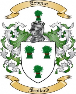 Ervynn Family Crest from Scotland