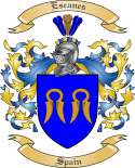 Escanes Family Crest from Spain