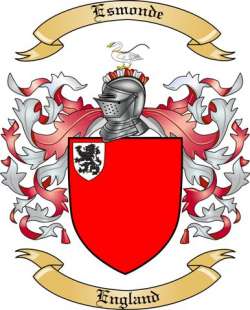 Esmonde Family Crest from England