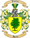 Espina Family Crest from Spain
