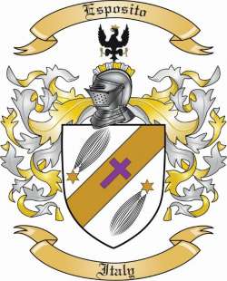 Esposito Family Crest from Italy