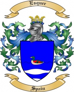 Esquer Family Crest from Spain
